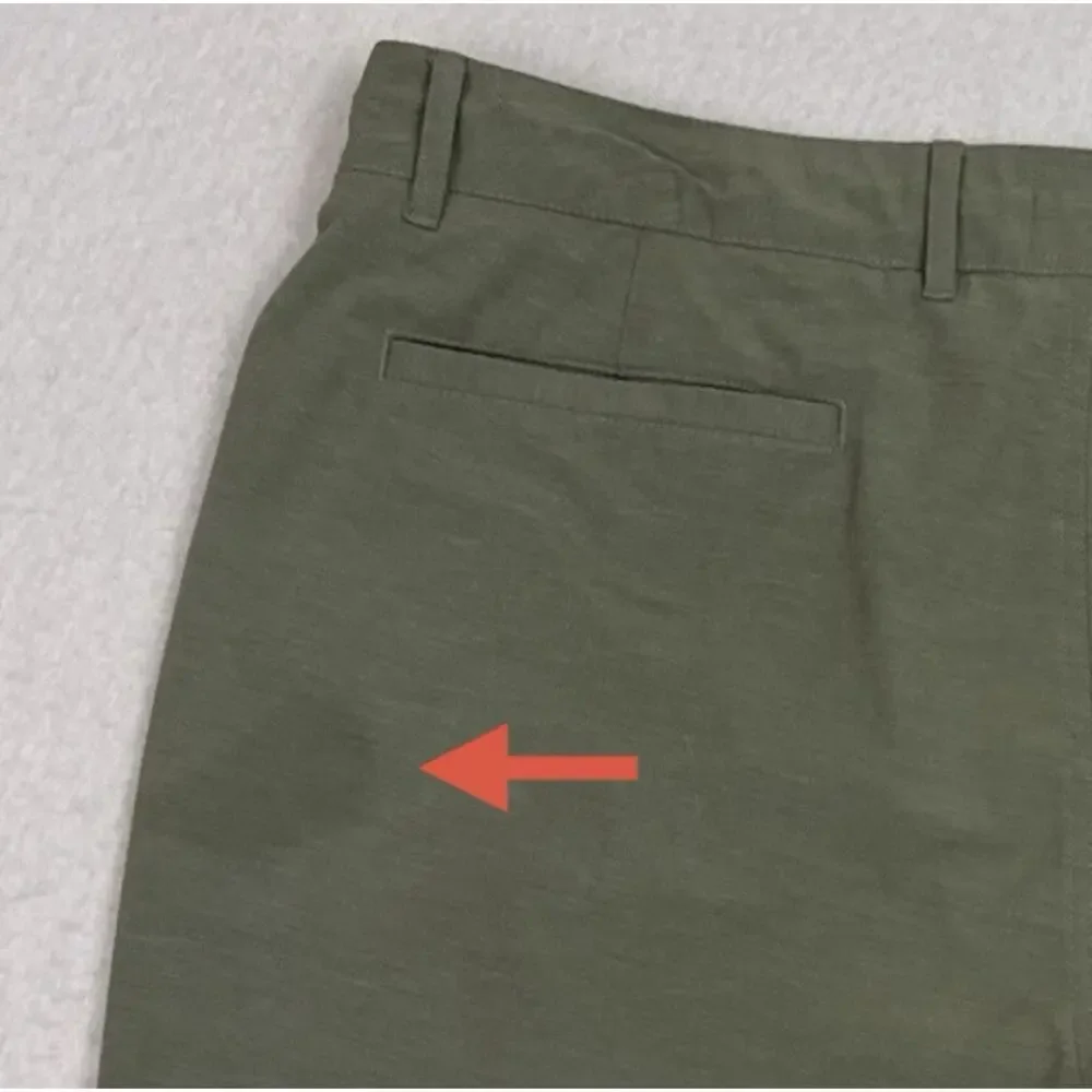 Faherty All Day Shorts Mens 36 Olive Green Hybrid Stretch Performance MSC0012